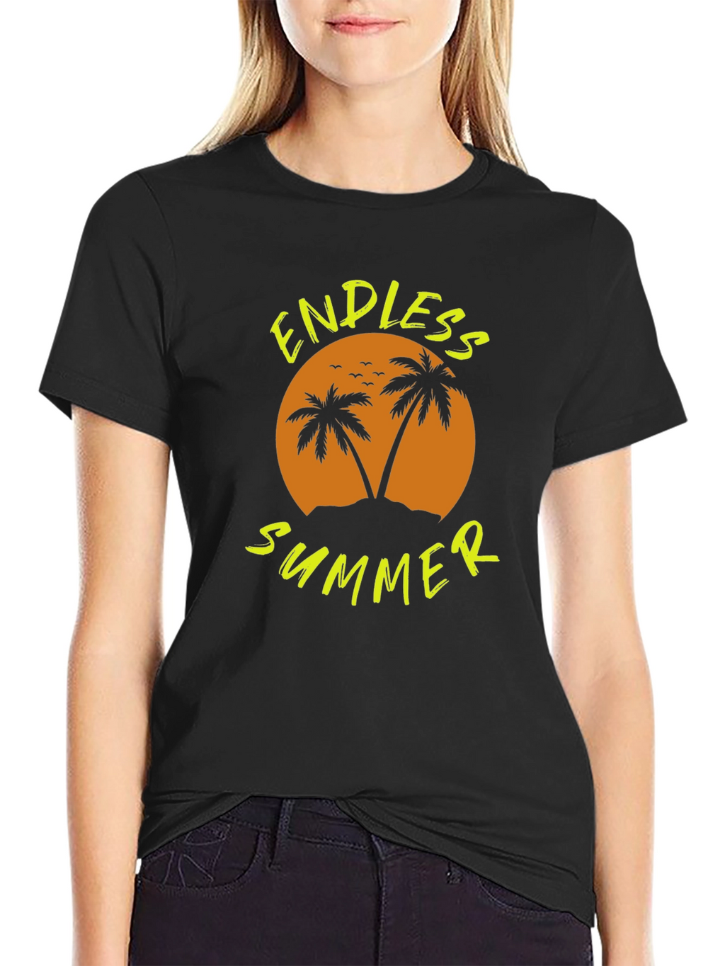 Endless Summer Graphic Black T-Shirt