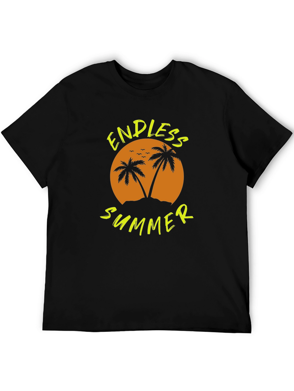 Endless Summer Graphic Black T-Shirt