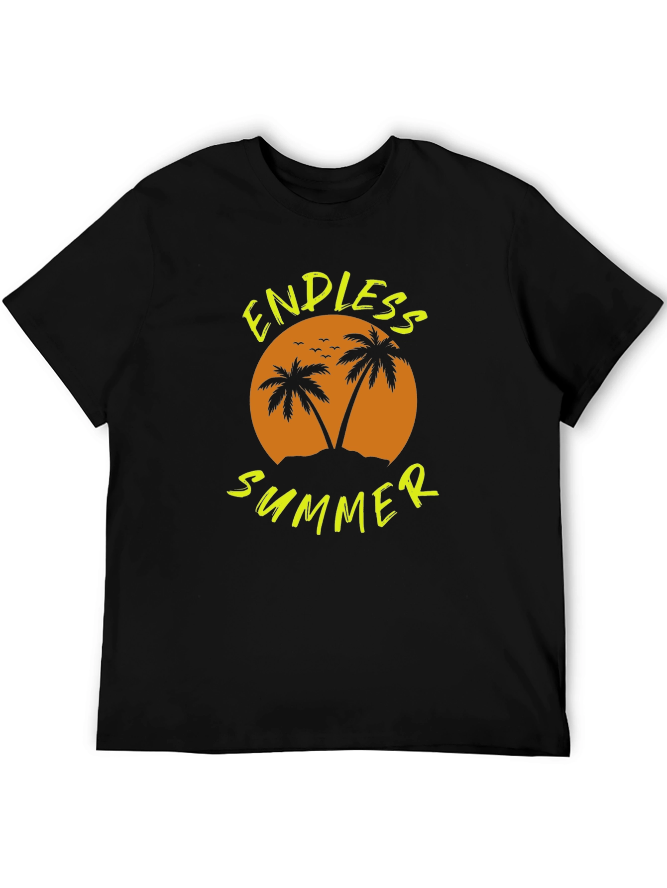 Endless Summer Graphic Black T-Shirt