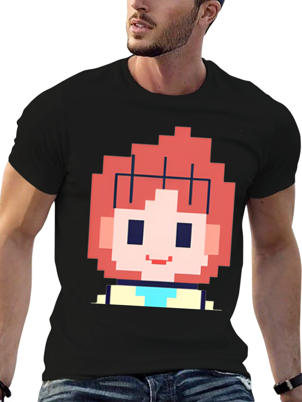 Pixel Art Character Graphic Tee