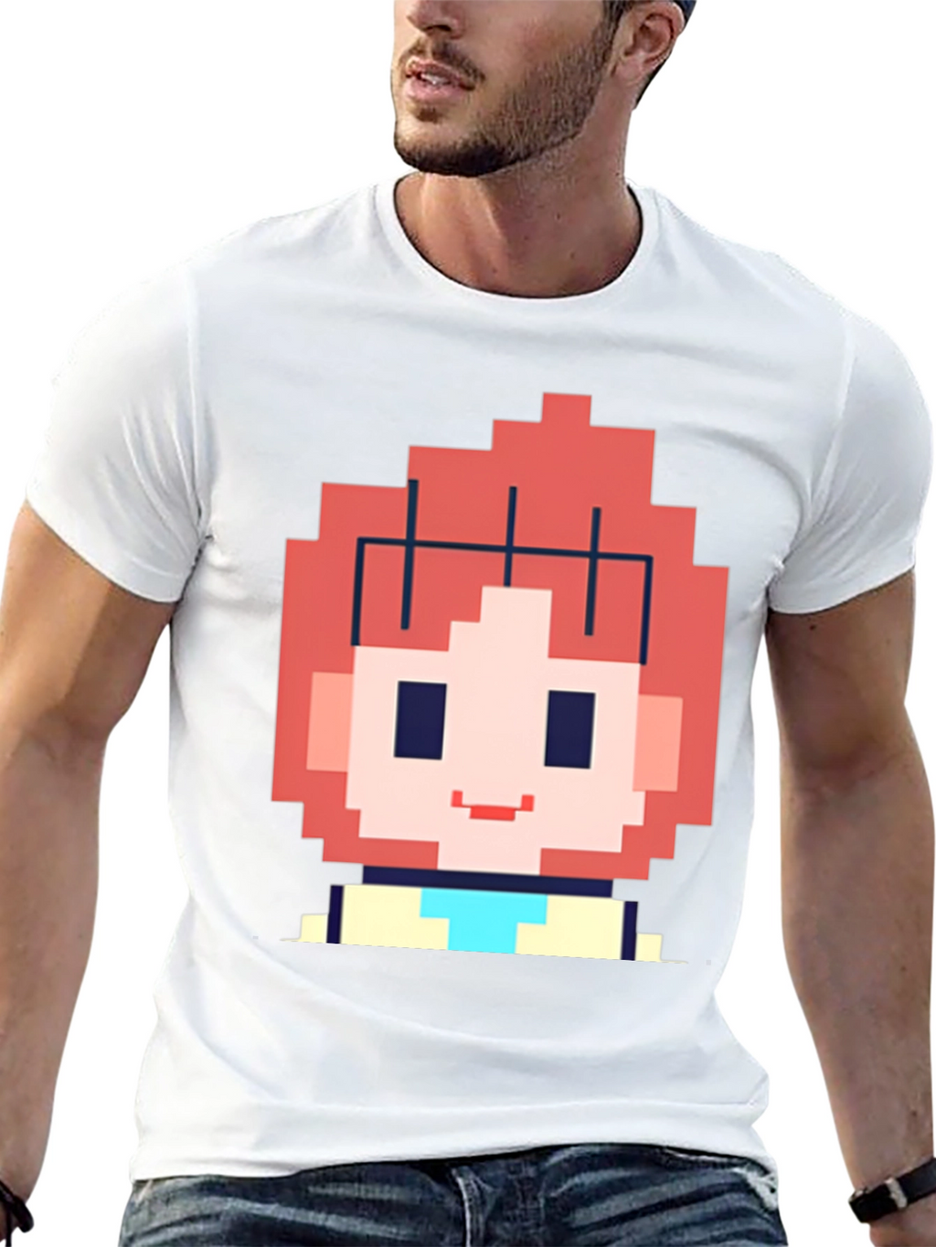 Pixel Art Character Graphic Tee