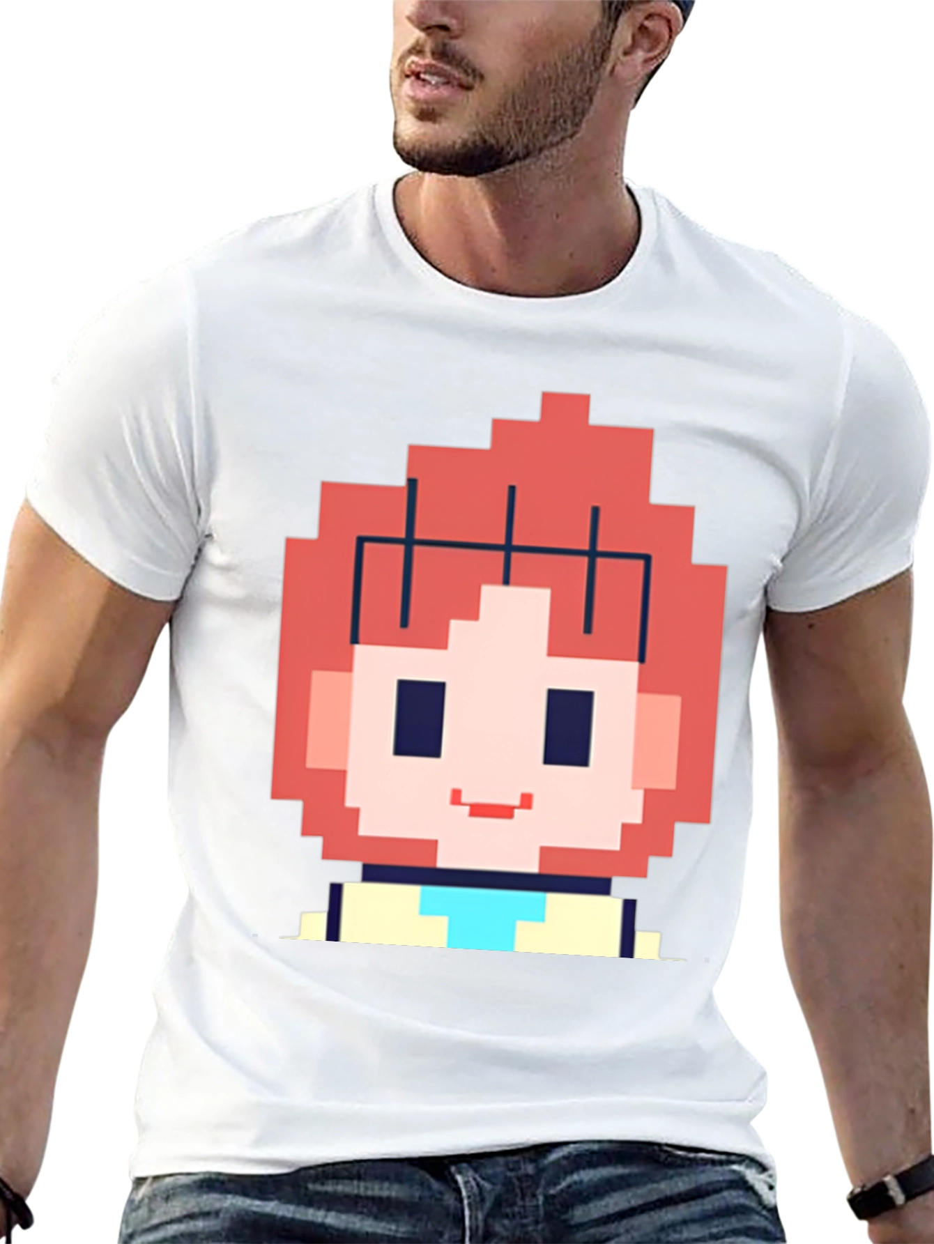 Pixel Art Character Graphic Tee
