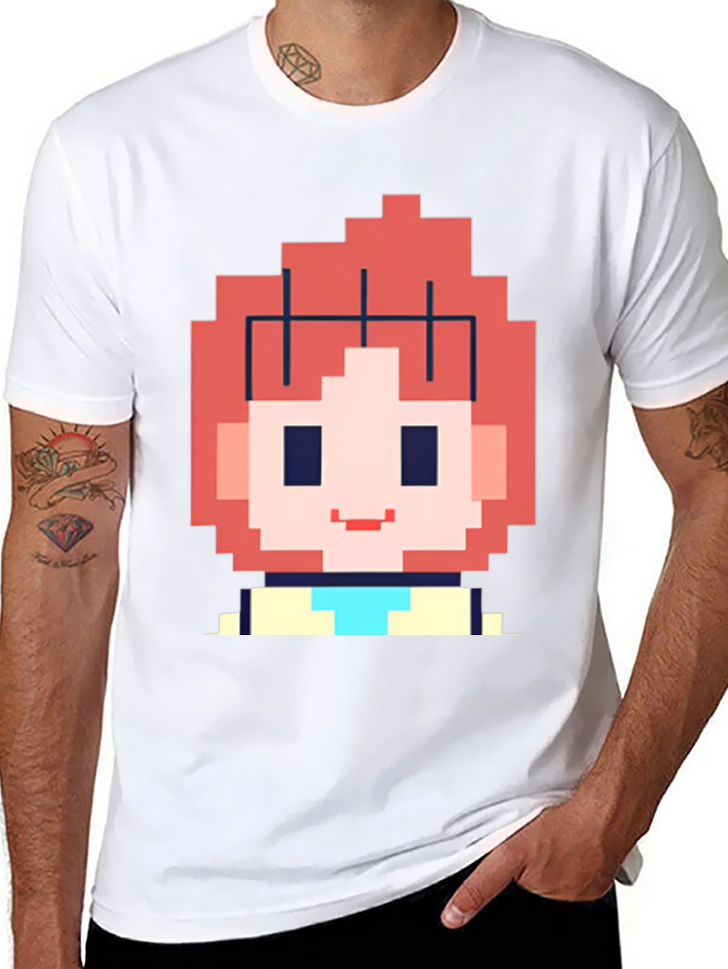 Pixel Art Character Graphic Tee