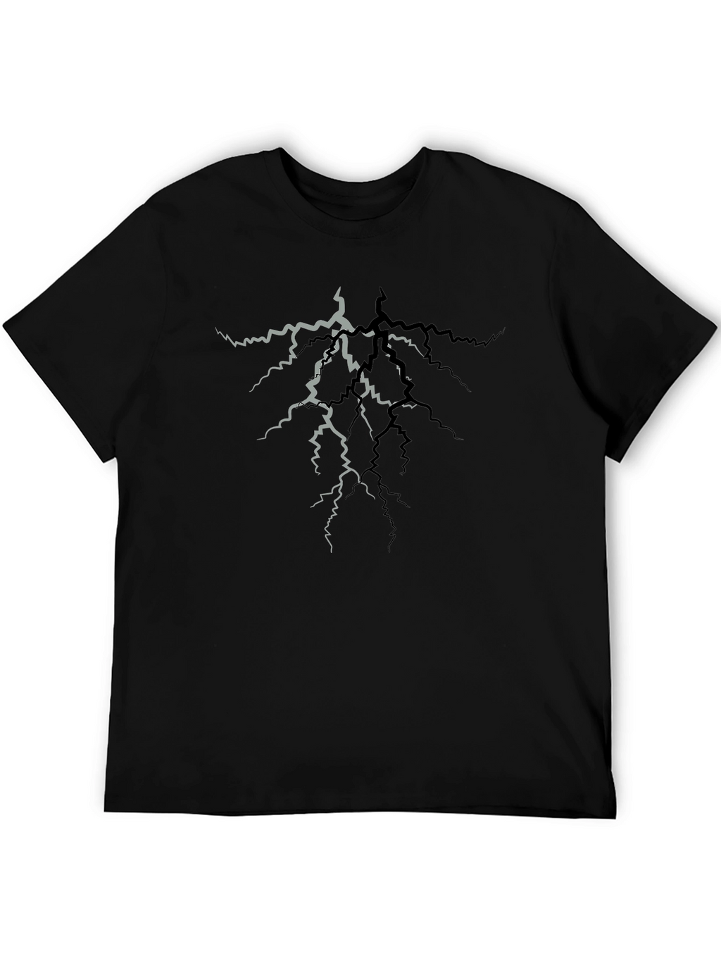 Cracked Lightning T-Shirt - Stylish Graphic Tee