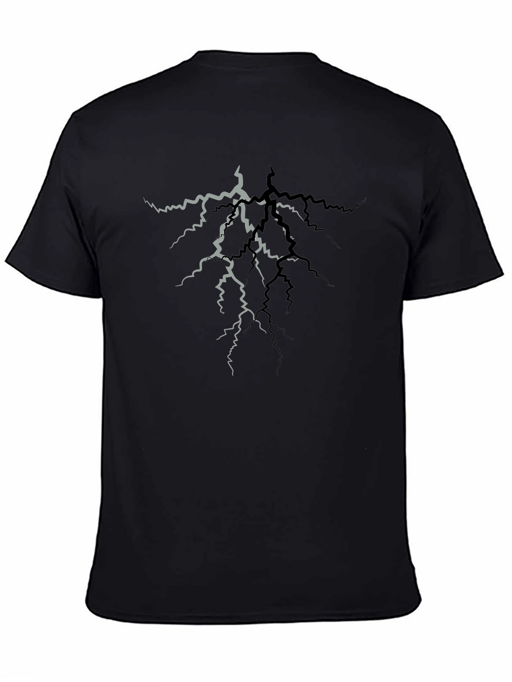 Cracked Lightning T-Shirt - Stylish Graphic Tee