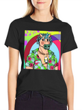 Cool Horse Graphic Black T-Shirt