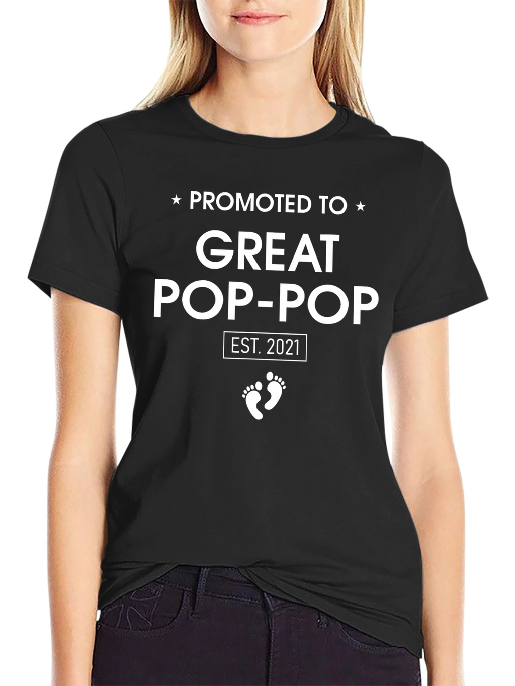 Promoted to Great Pop-Pop Est. 2021 T-Shirt