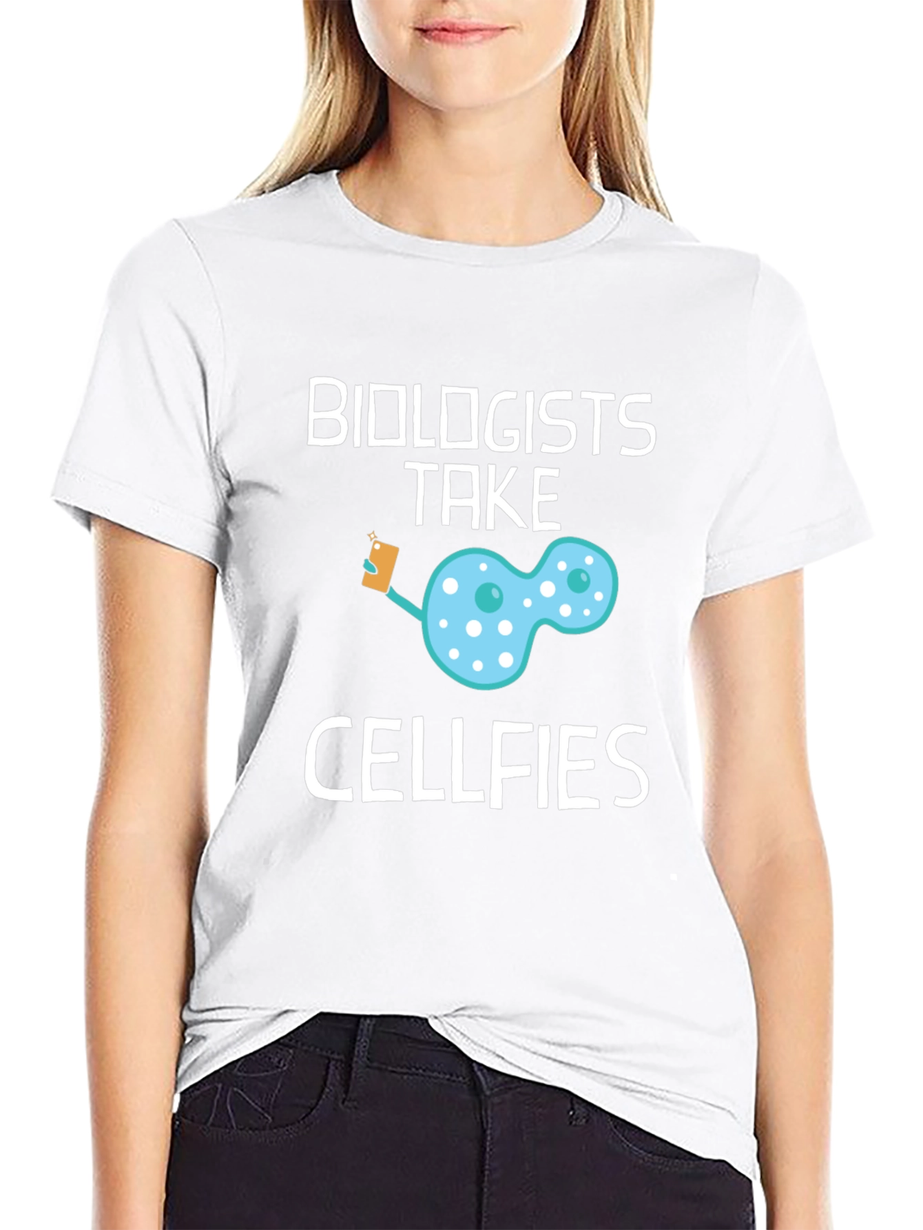 Biologists Take Cellfies Funny Science T-Shirt