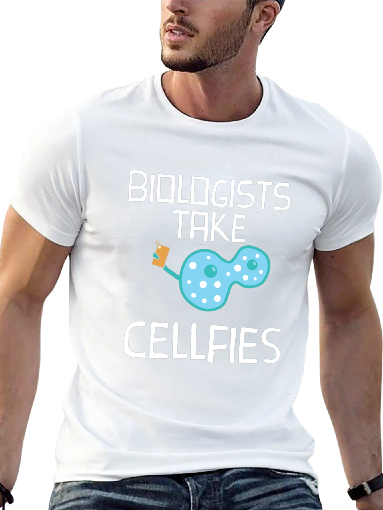 Biologists Take Cellfies Funny Science T-Shirt