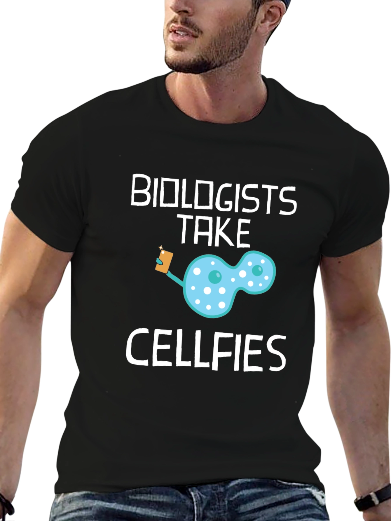 Biologists Take Cellfies Funny Science T-Shirt