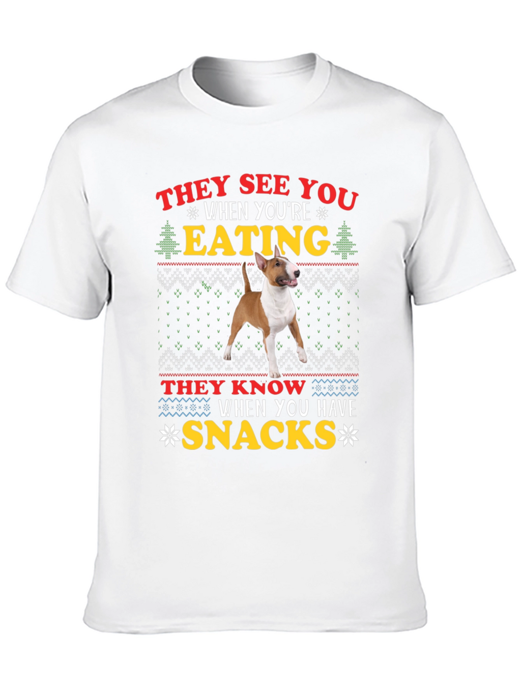 Dog Breed Eating Snacks Graphic T-Shirt