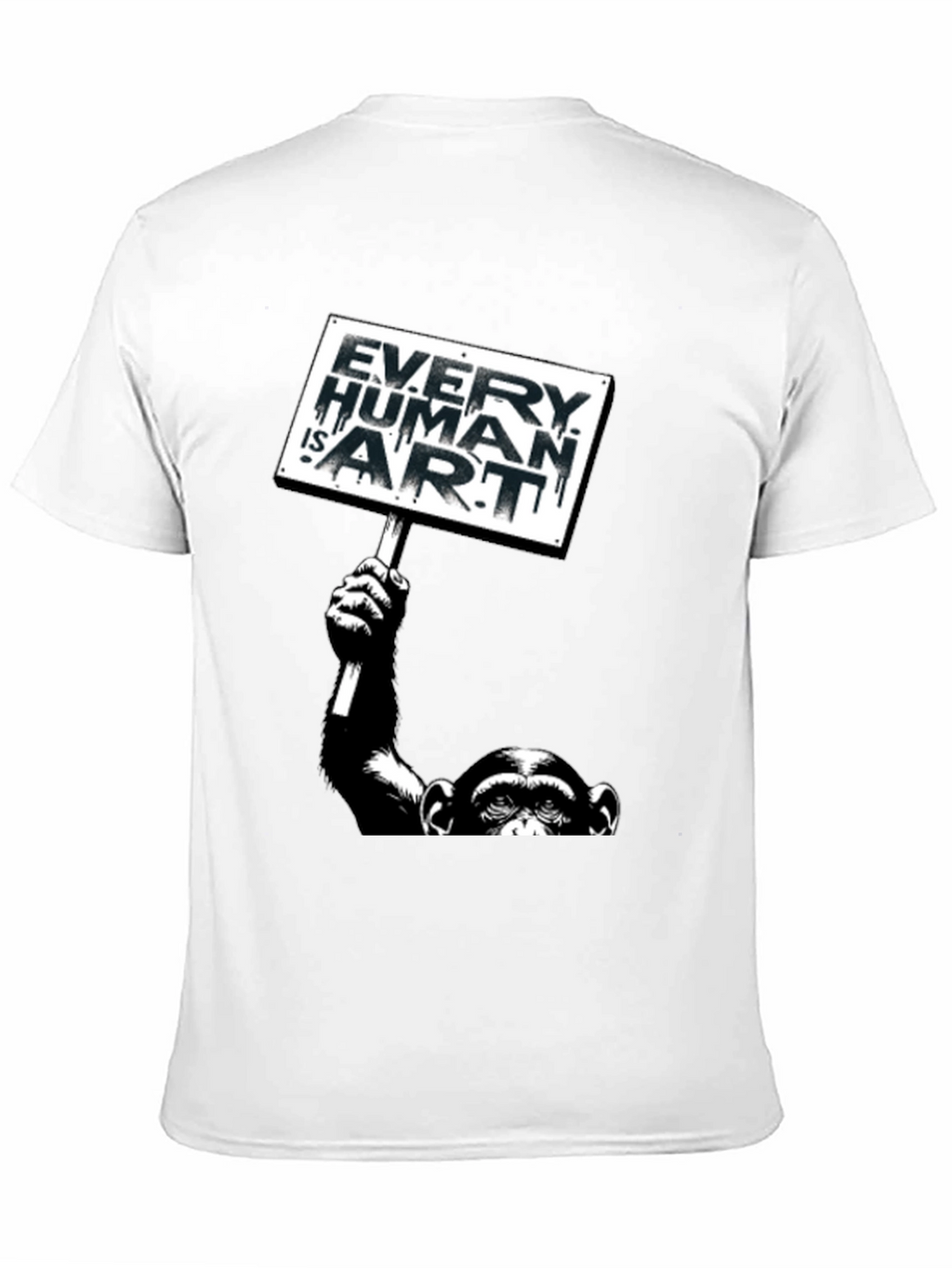 Every Human is Art Monkey Graphic T-Shirt