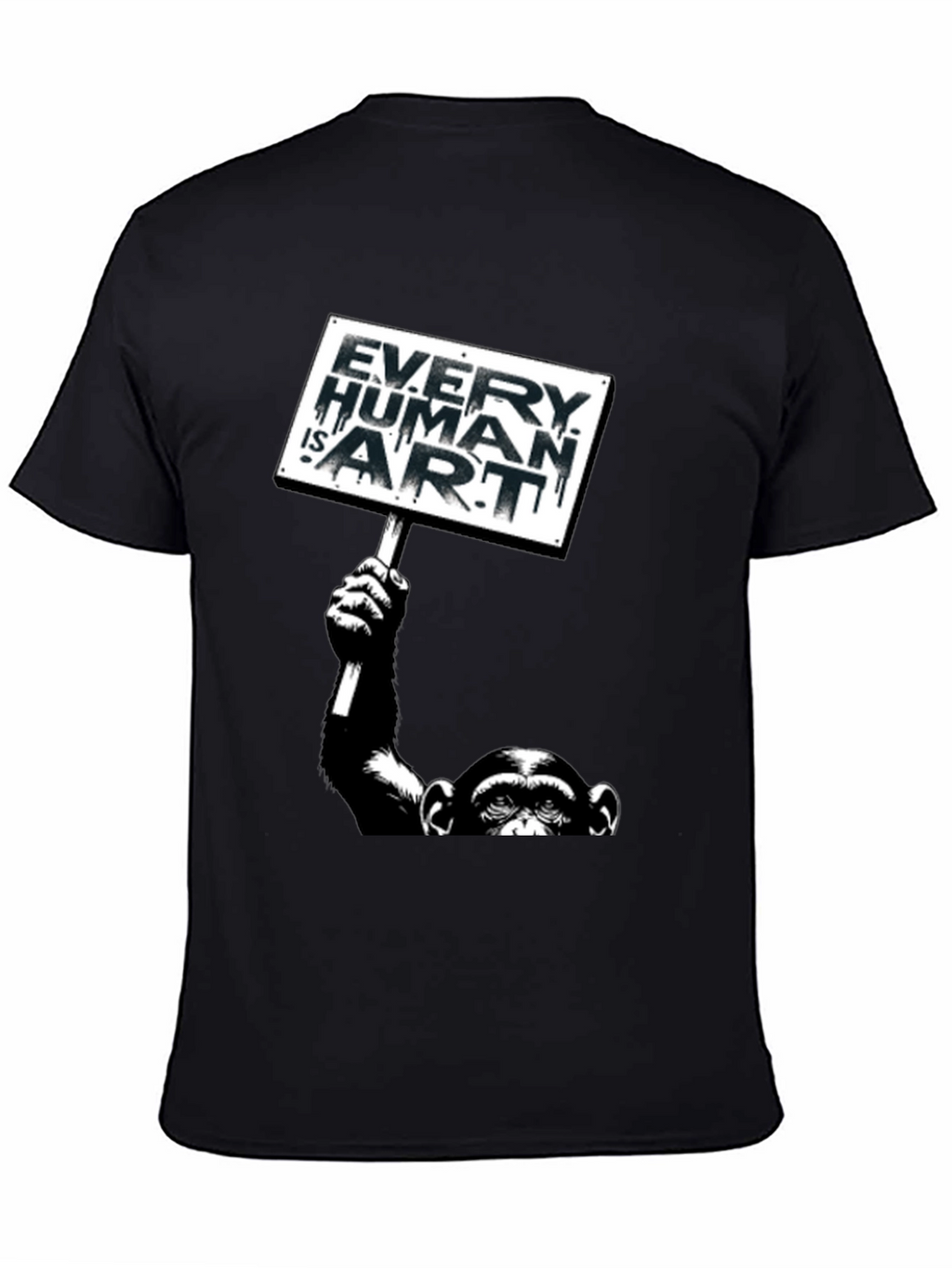 Every Human is Art Monkey Graphic T-Shirt