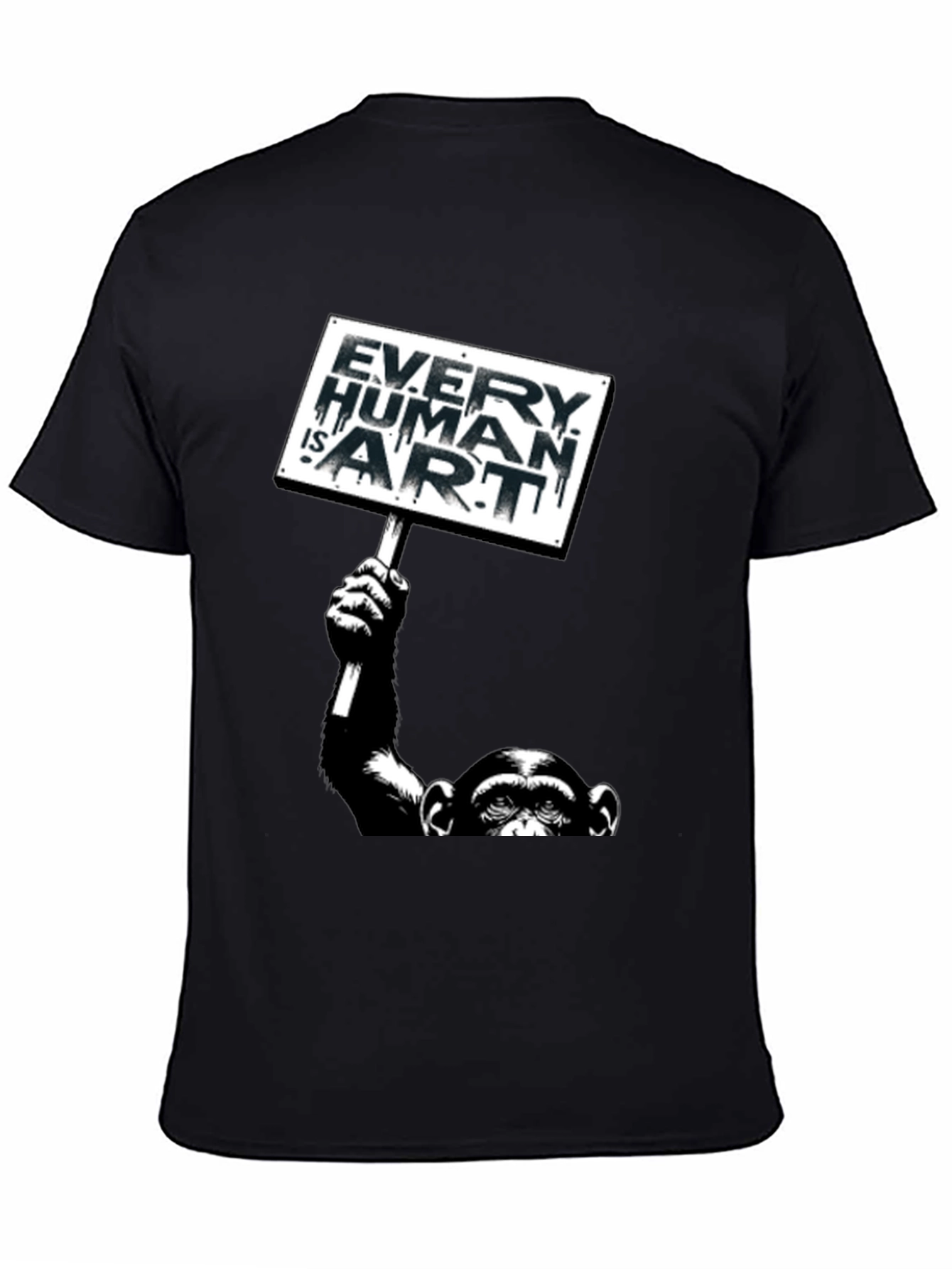 Every Human is Art Monkey Graphic T-Shirt