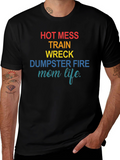 Hot Mess Mom Life Graphic Tee