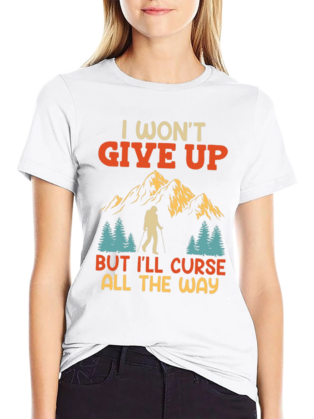 I Wont Give Up Mens Graphic Tee