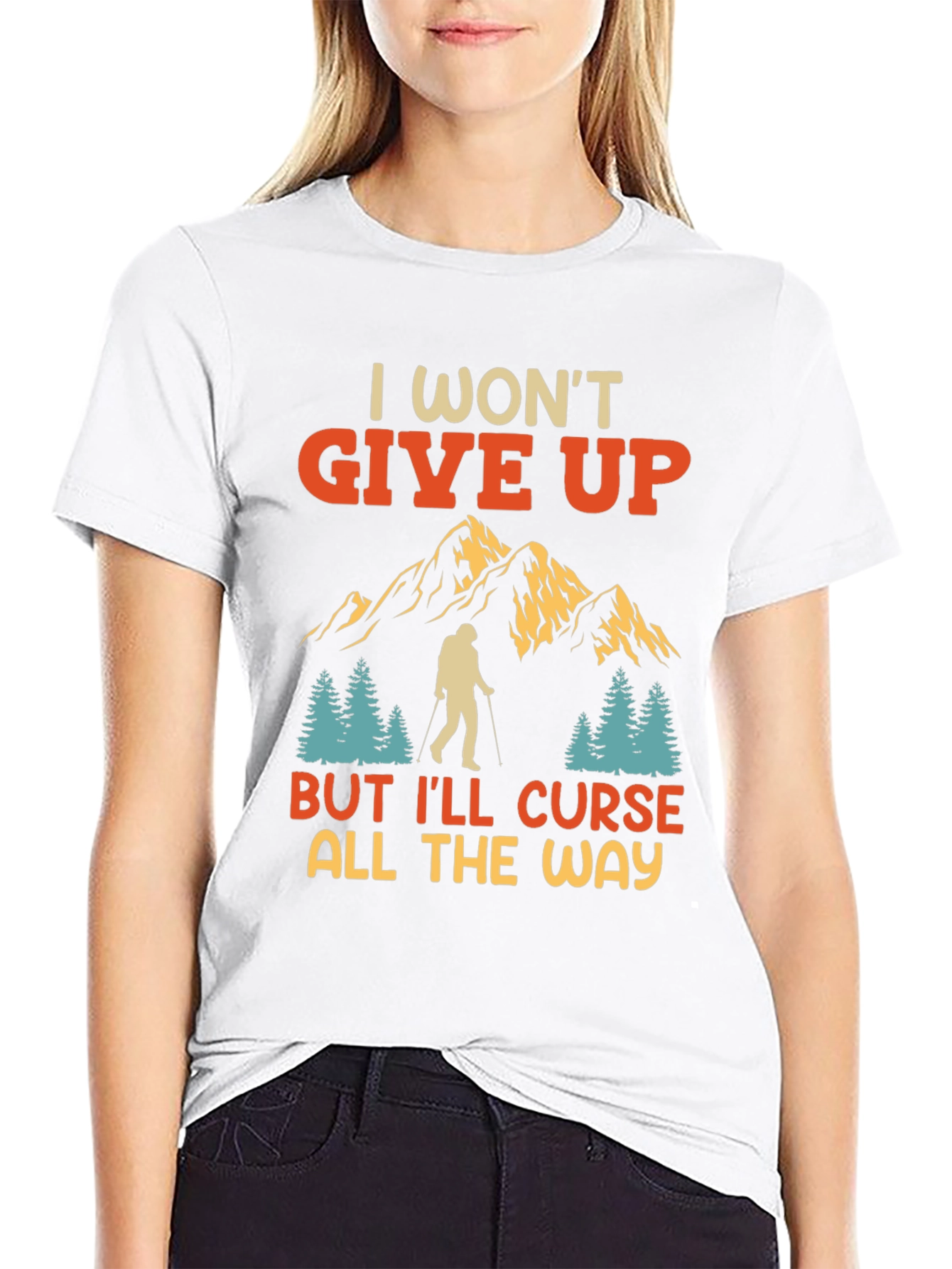 I Wont Give Up Mens Graphic Tee