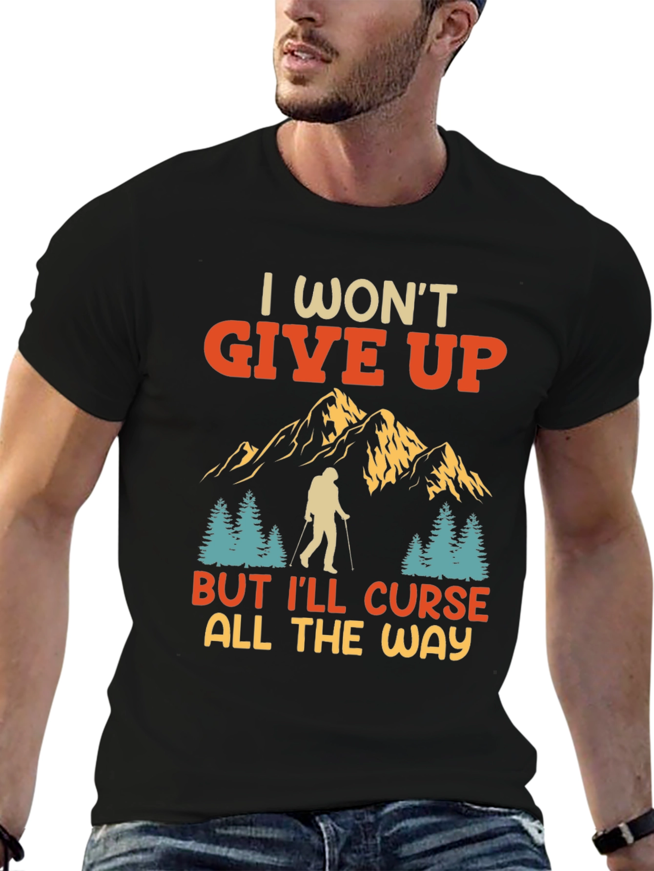 I Wont Give Up Mens Graphic Tee