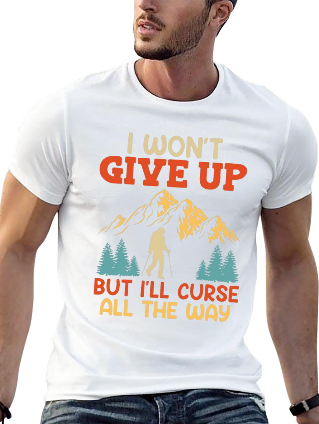I Wont Give Up Mens Graphic Tee
