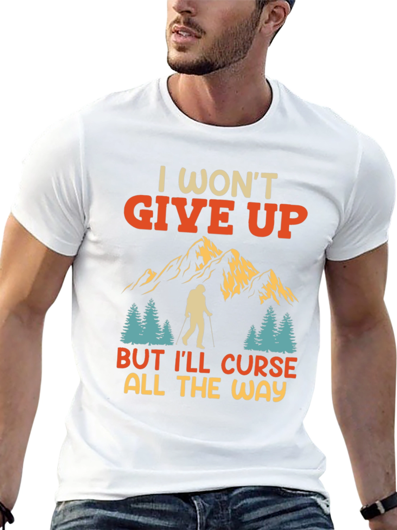 I Wont Give Up Mens Graphic Tee