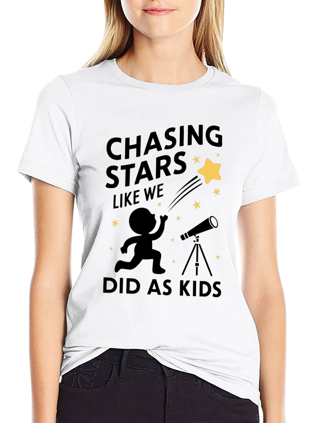 Chasing Stars Graphic T-Shirt