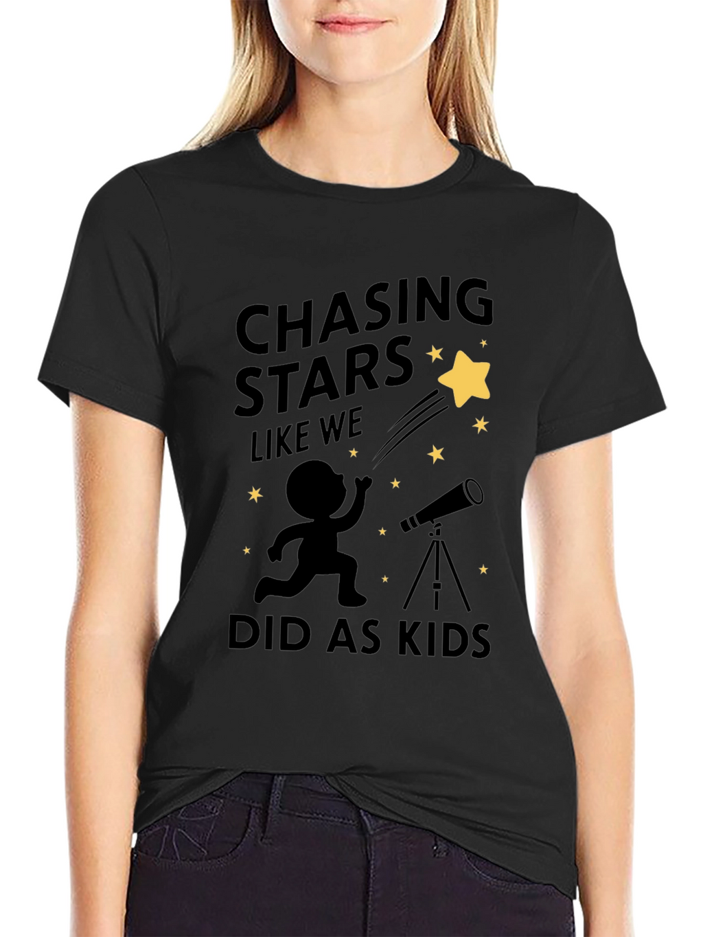 Chasing Stars Graphic T-Shirt