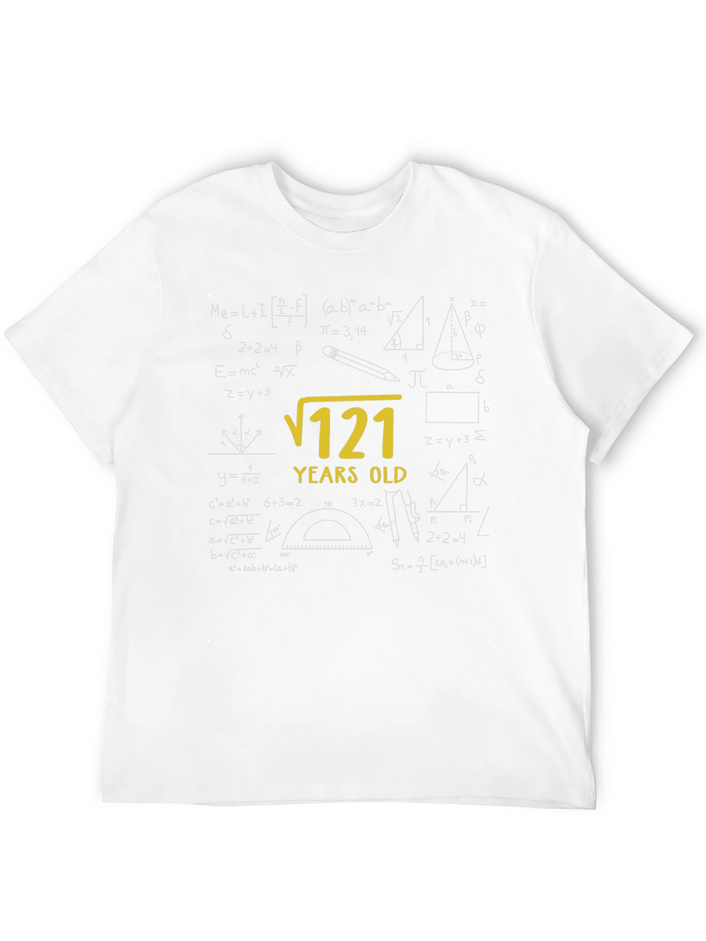 11 Years Old Math Equations Graphic Tee