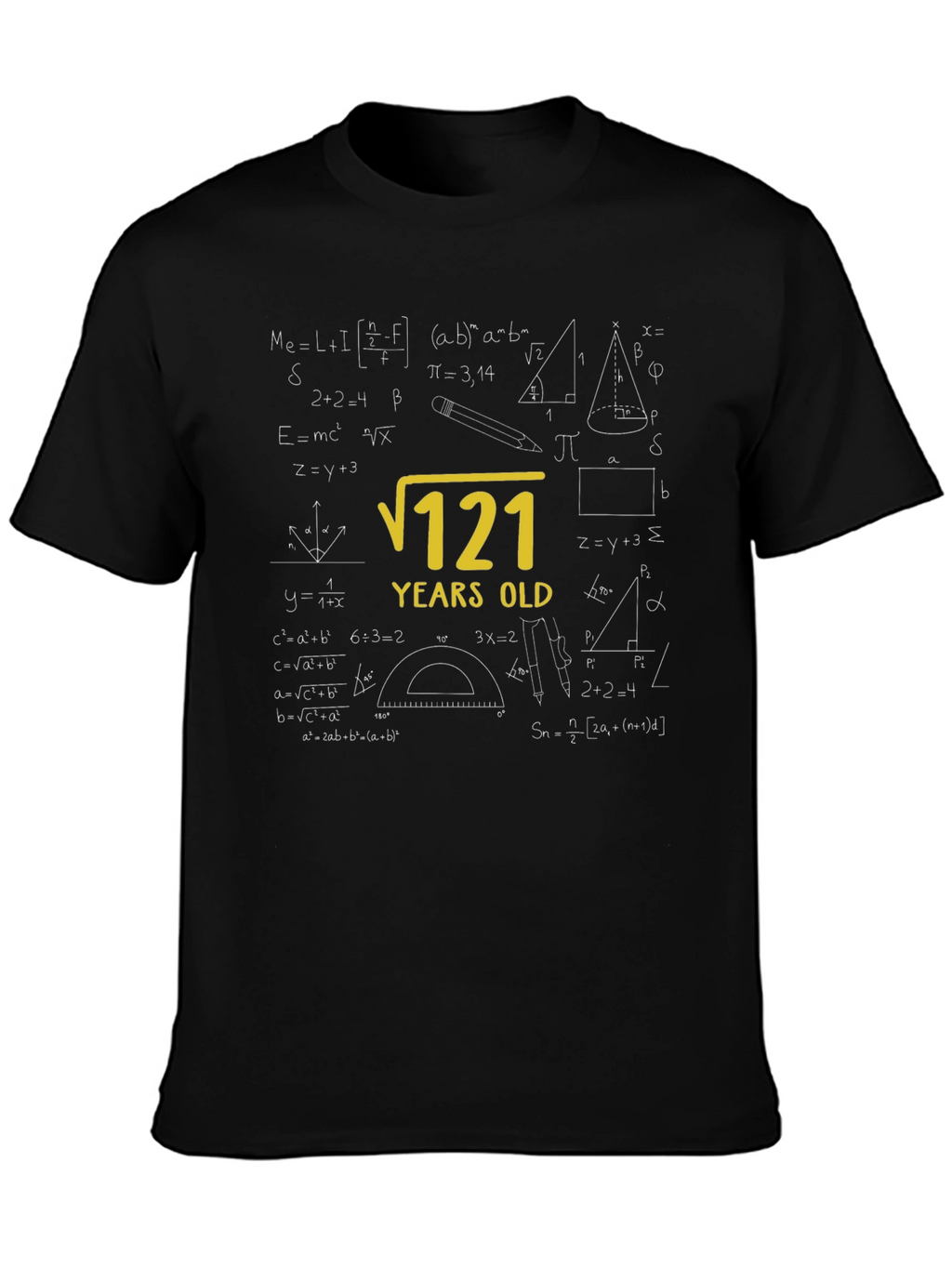11 Years Old Math Equations Graphic Tee