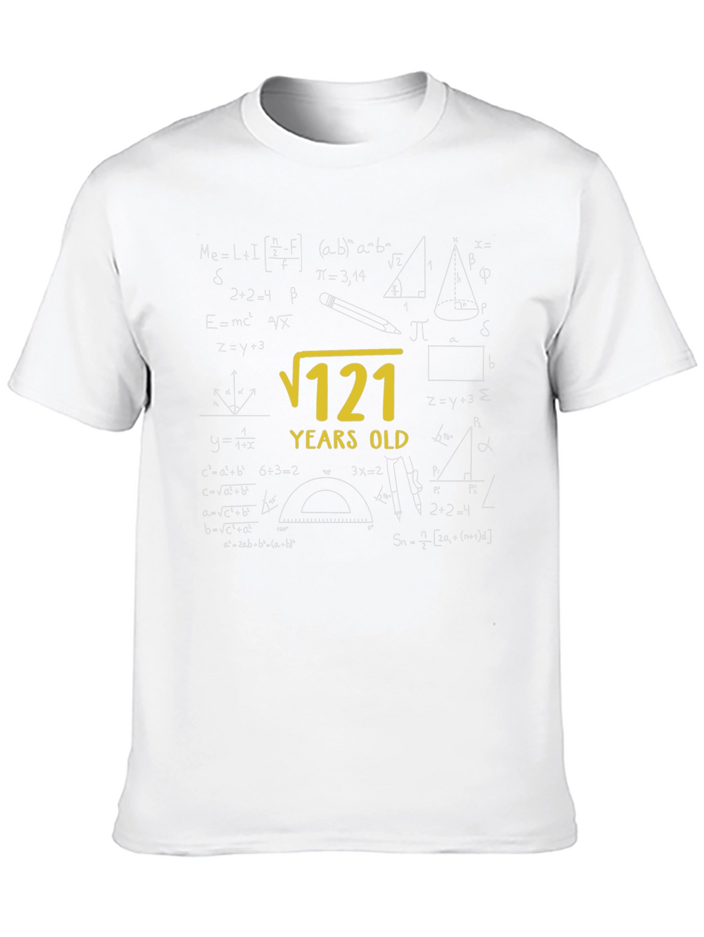 11 Years Old Math Equations Graphic Tee