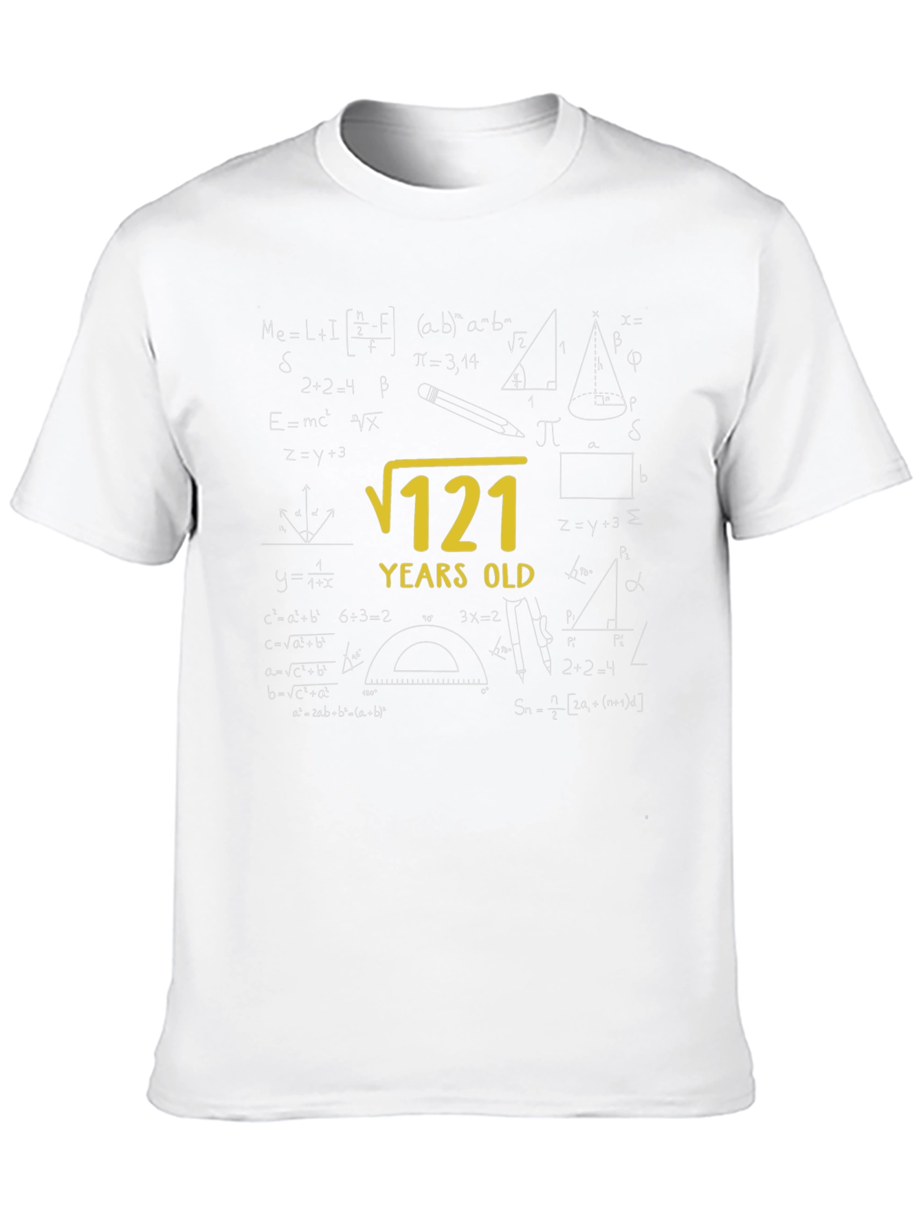 11 Years Old Math Equations Graphic Tee