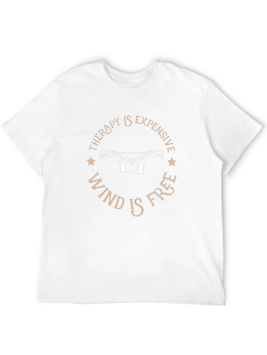 Therapy is Expensive Wind is Free Black T-Shirt