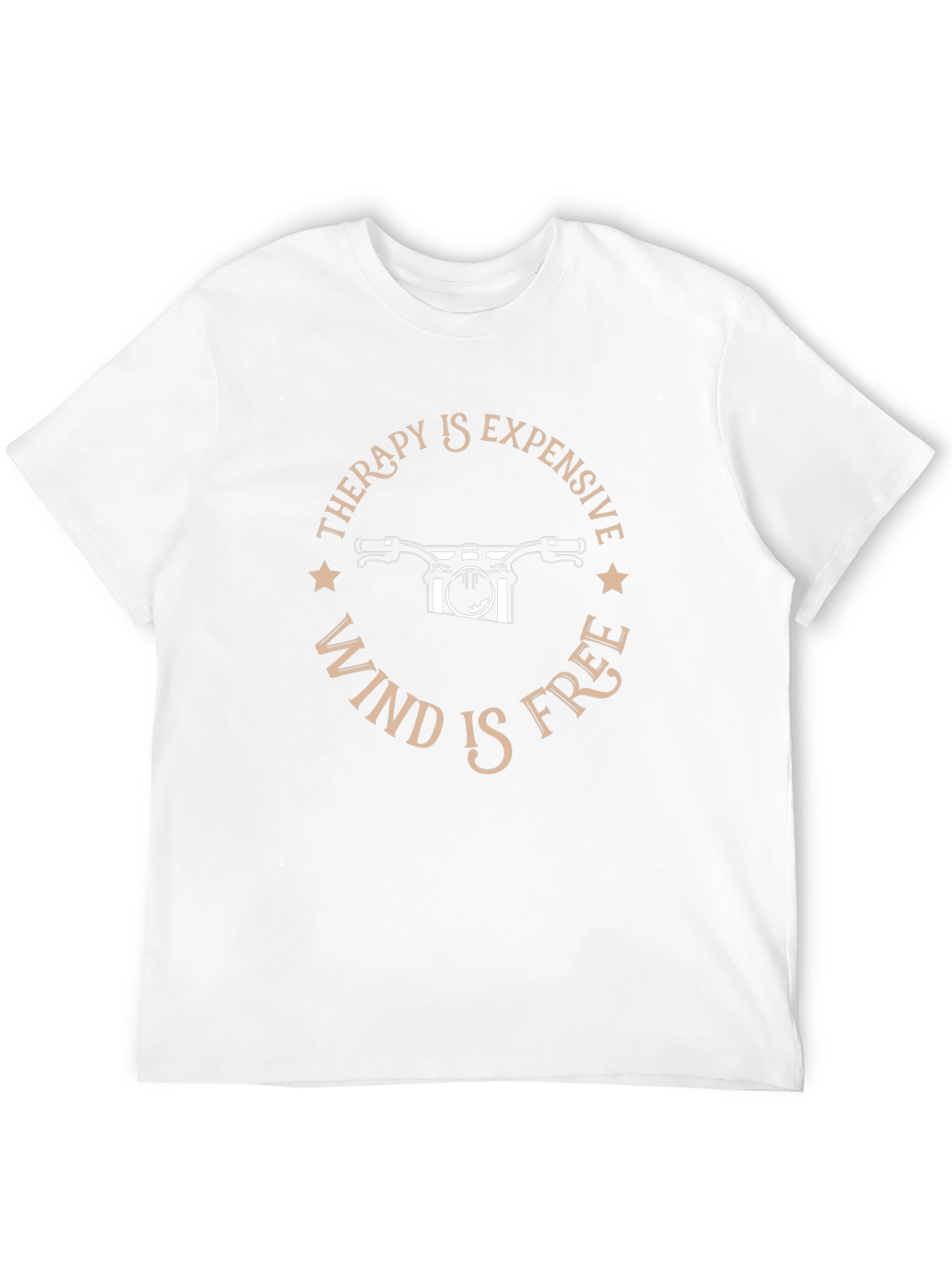 Therapy is Expensive Wind is Free Black T-Shirt