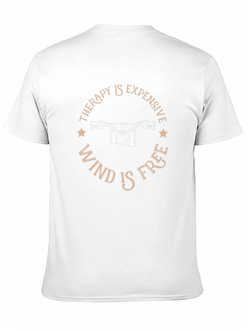 Therapy is Expensive Wind is Free Black T-Shirt