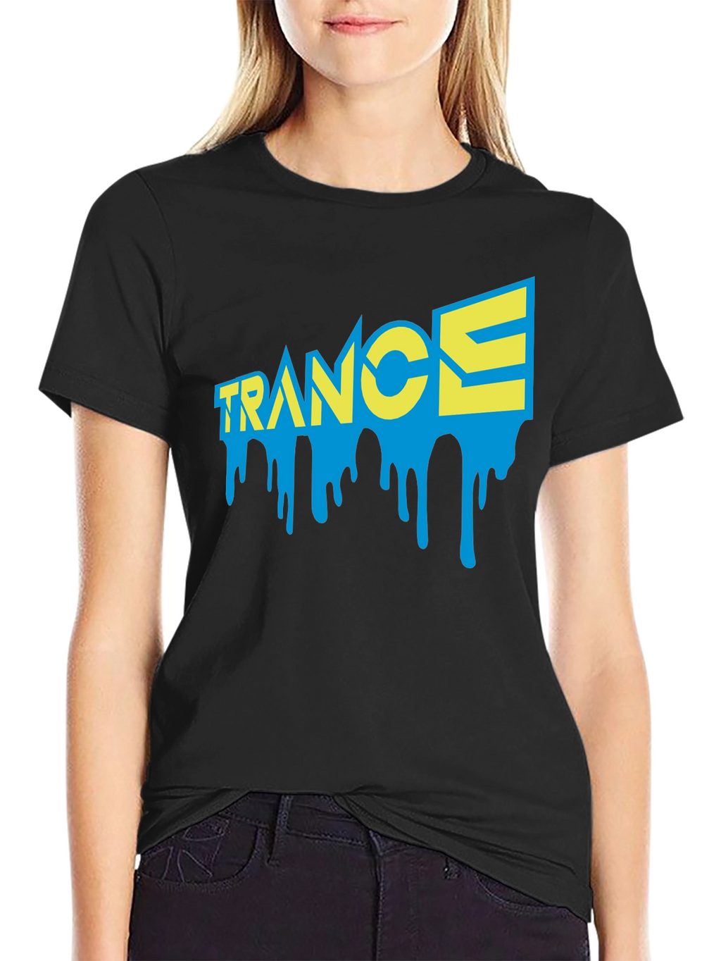 Trance Music Dripping Graphic T-Shirt