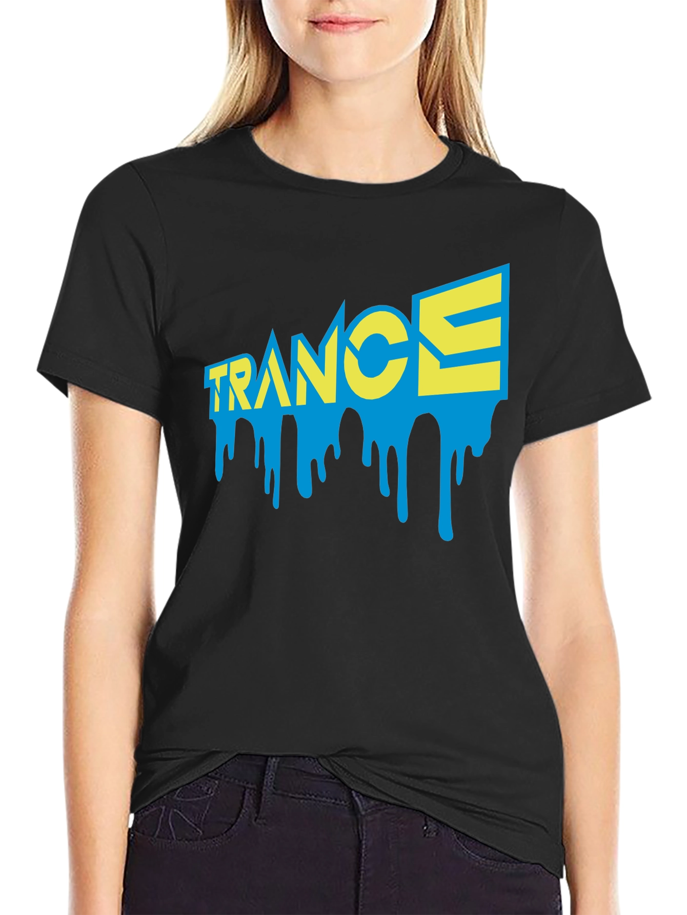 Trance Music Dripping Graphic T-Shirt