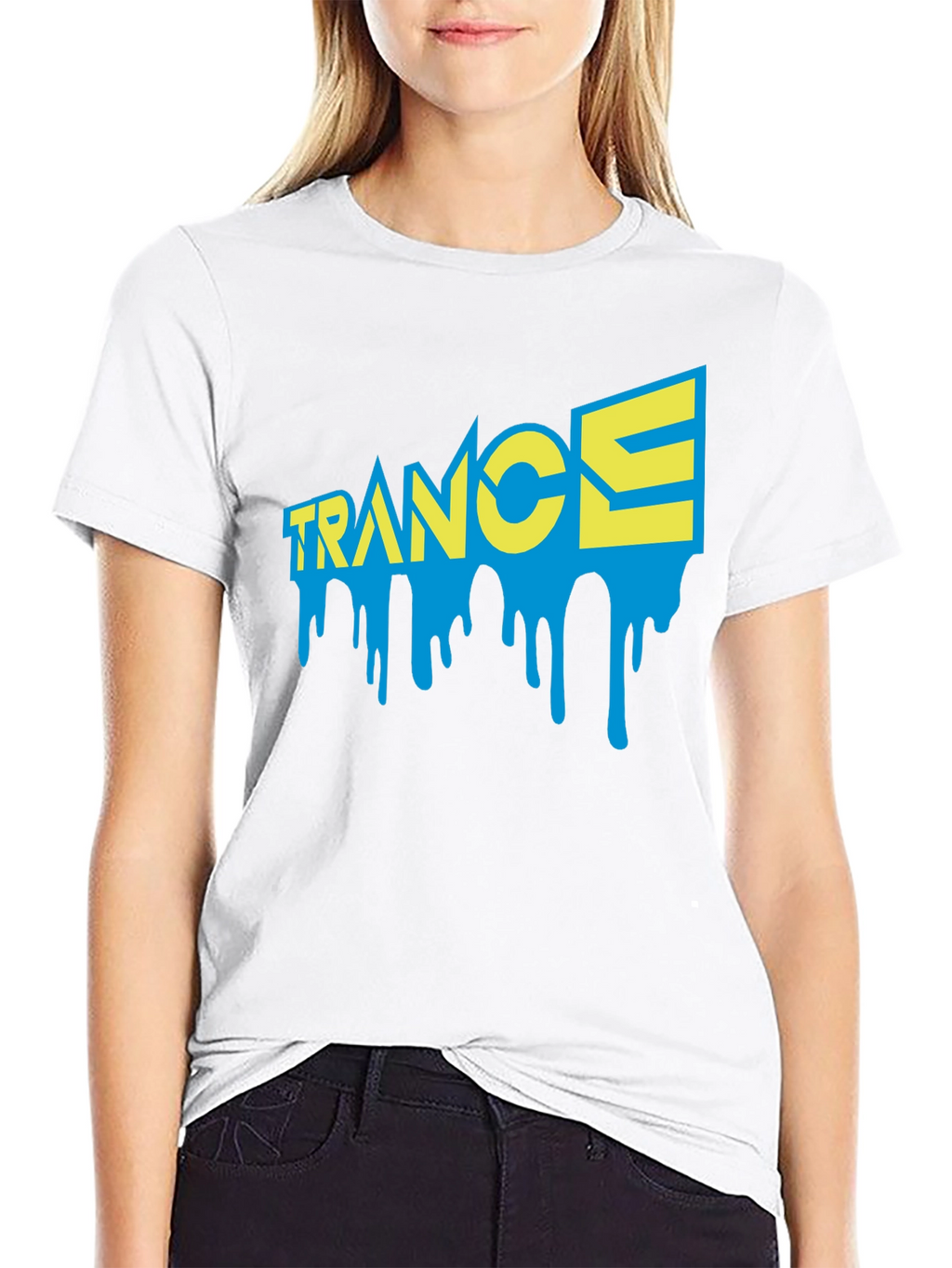 Trance Music Dripping Graphic T-Shirt