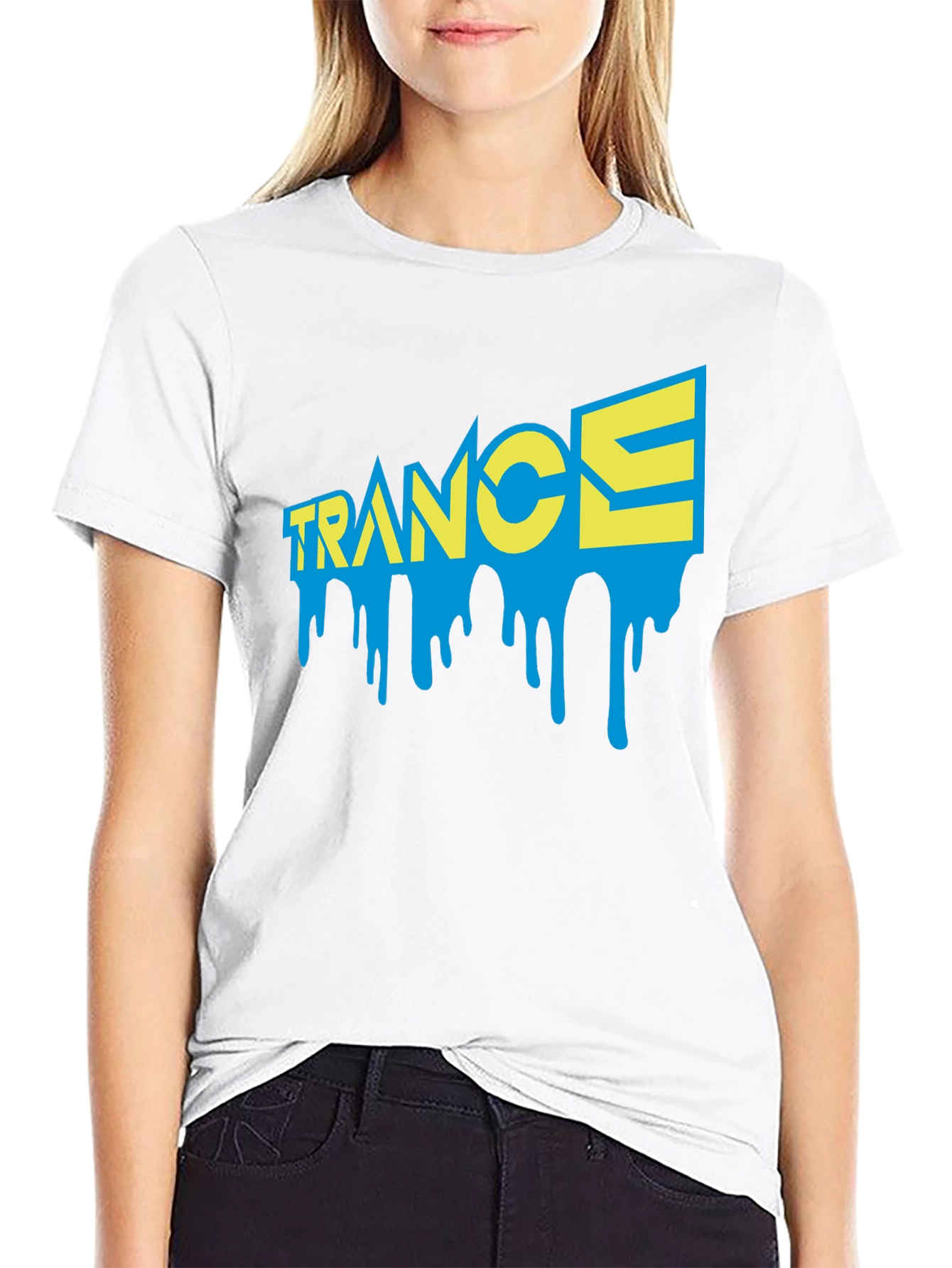 Trance Music Dripping Graphic T-Shirt
