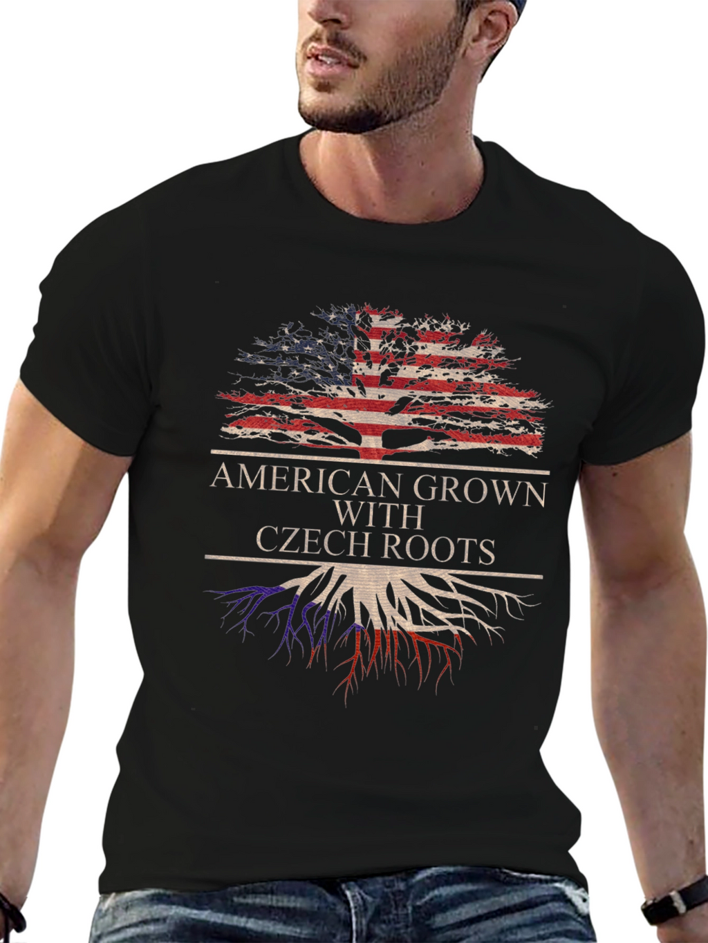 American Grown Czech Roots Graphic Tee