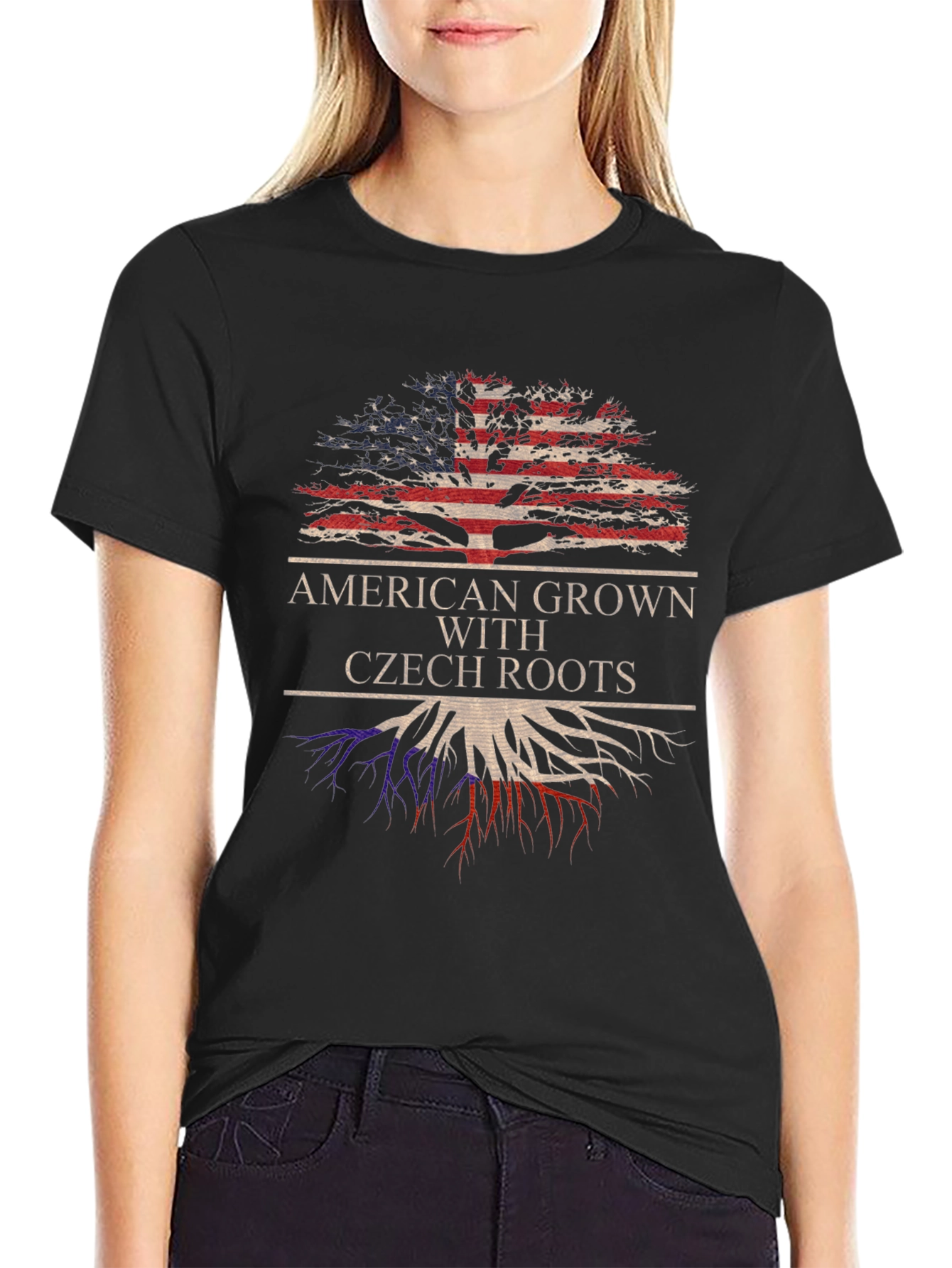 American Grown Czech Roots Graphic Tee