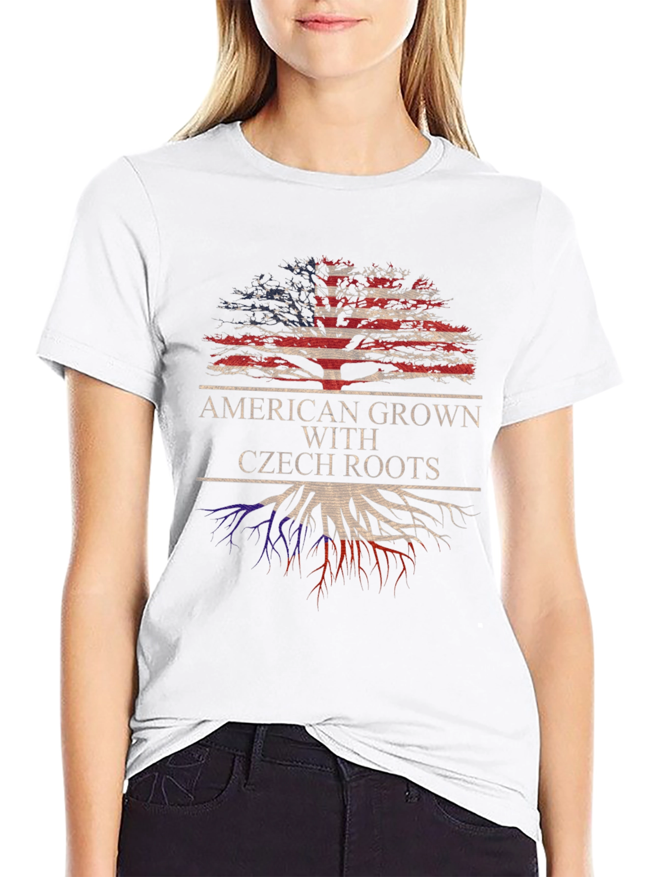 American Grown Czech Roots Graphic Tee