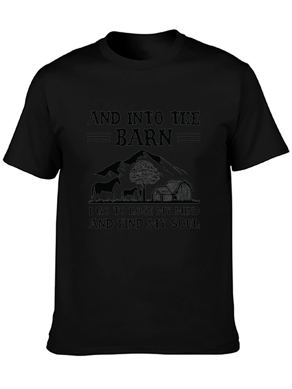 Barn Soul Black T-Shirt