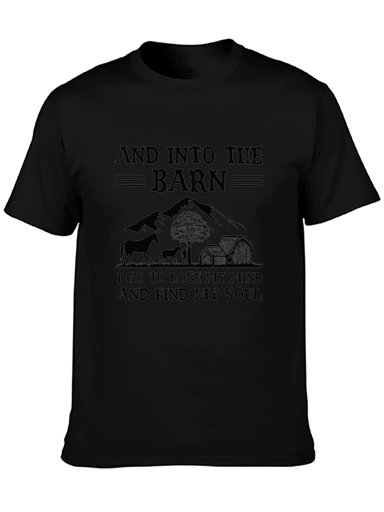 Barn Soul Black T-Shirt