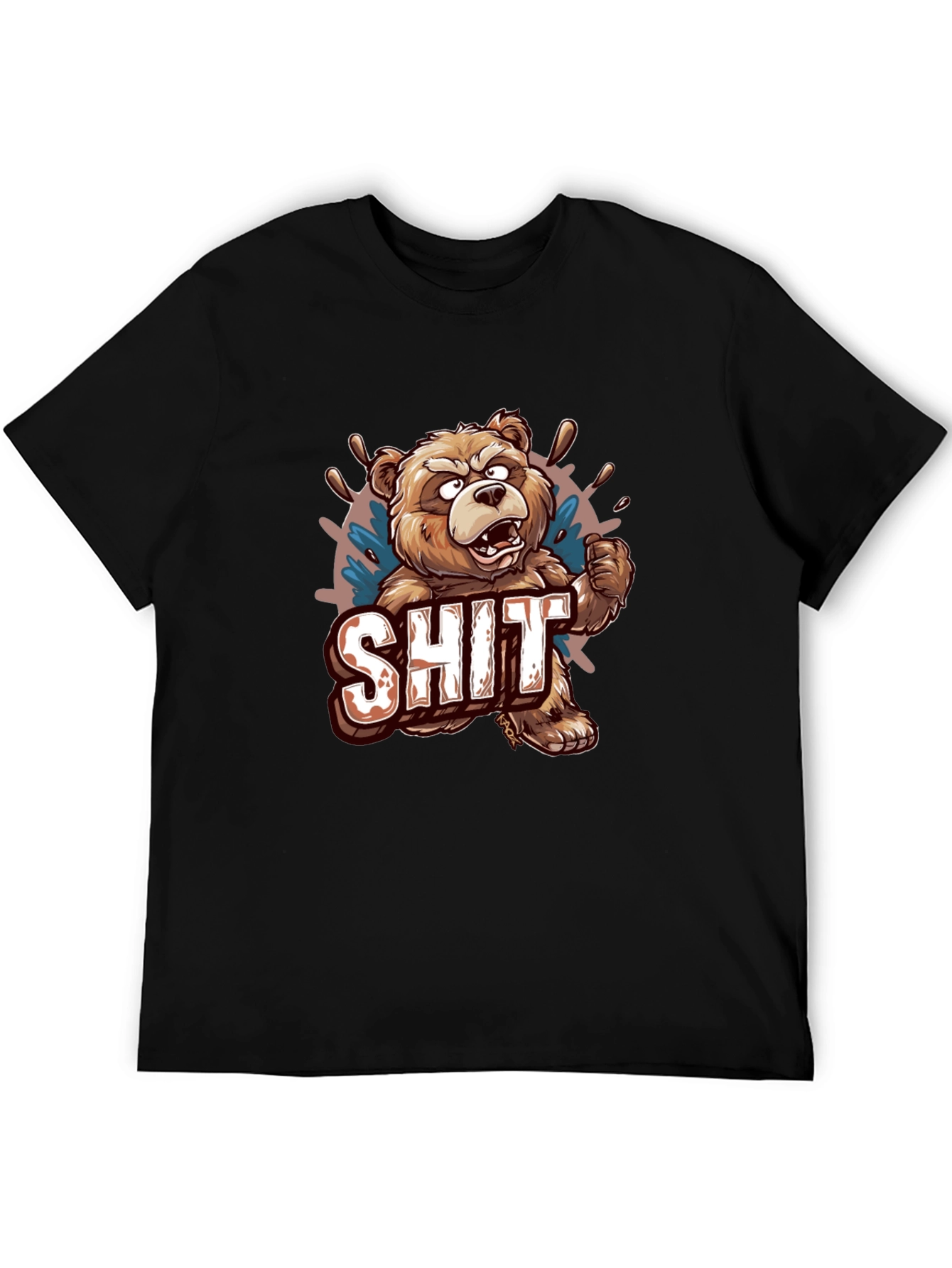 Bear SHIT Graphic T-Shirt