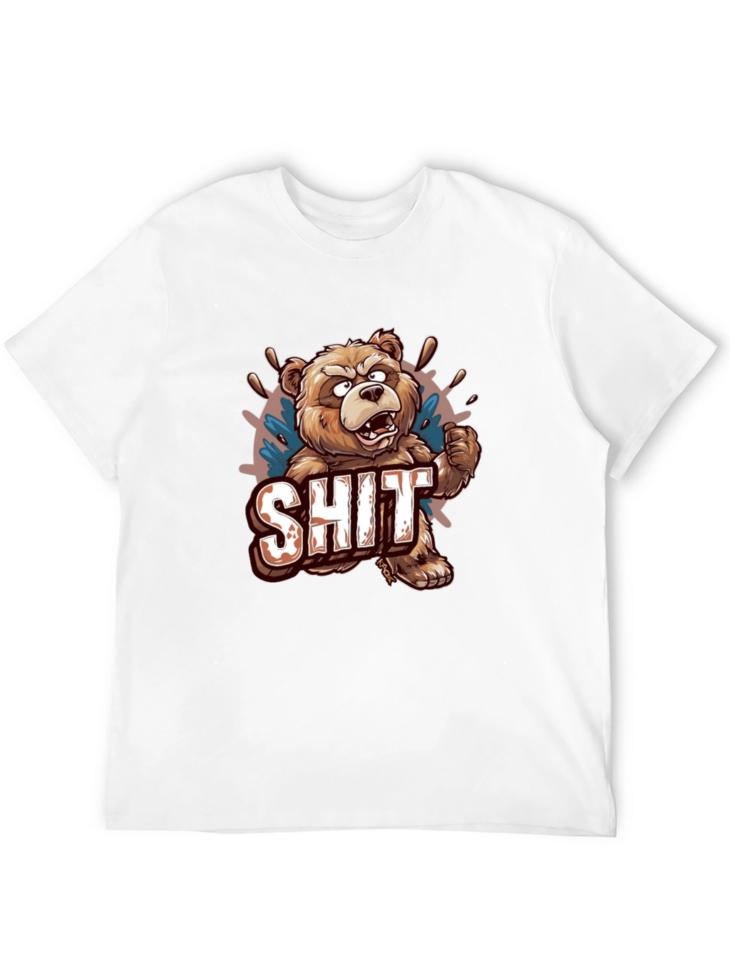 Bear SHIT Graphic T-Shirt