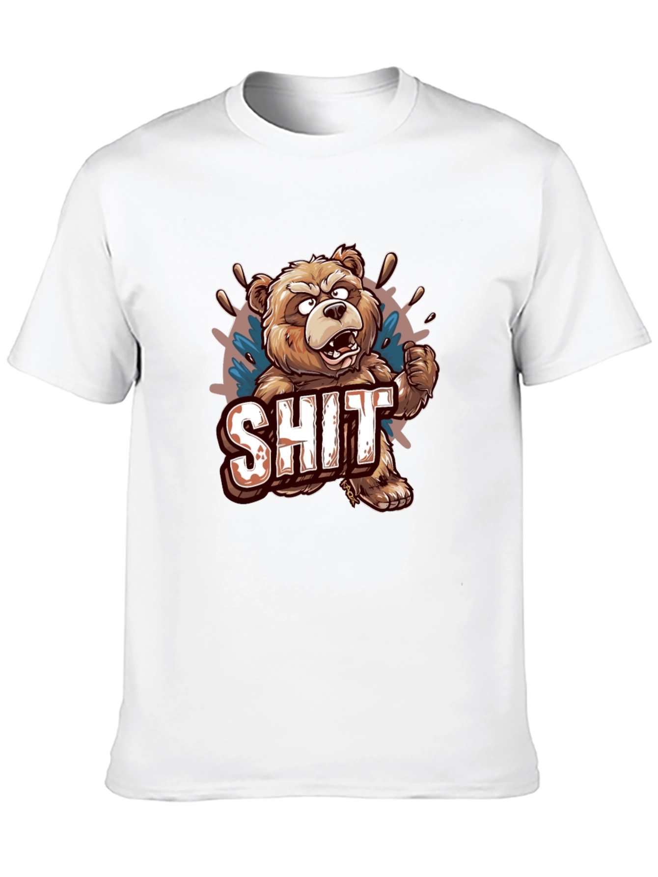 Bear SHIT Graphic T-Shirt