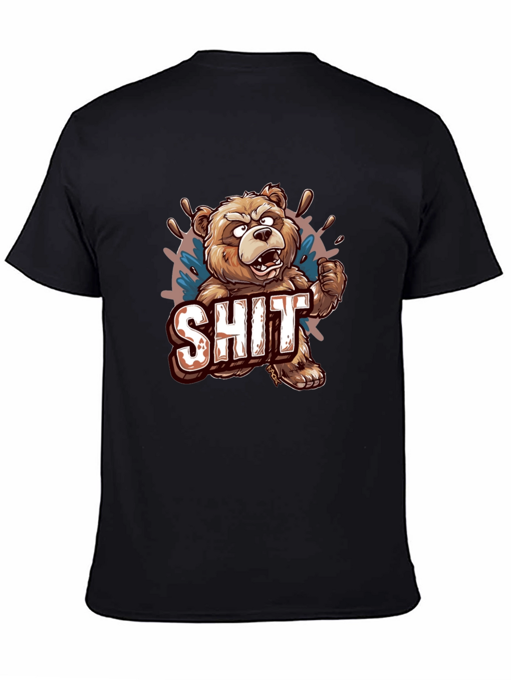 Bear SHIT Graphic T-Shirt
