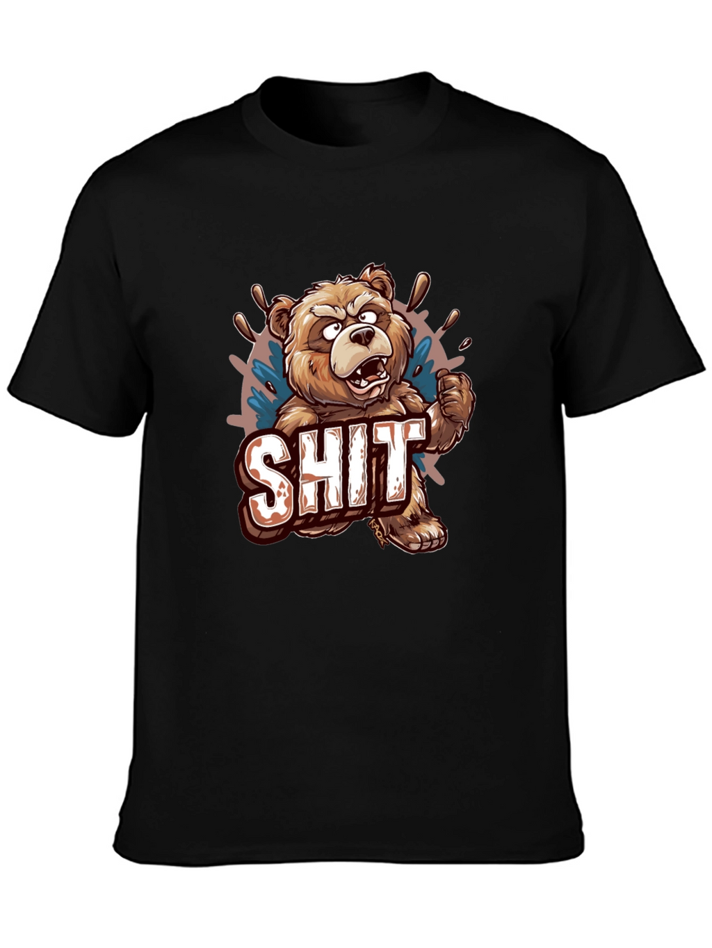 Bear SHIT Graphic T-Shirt
