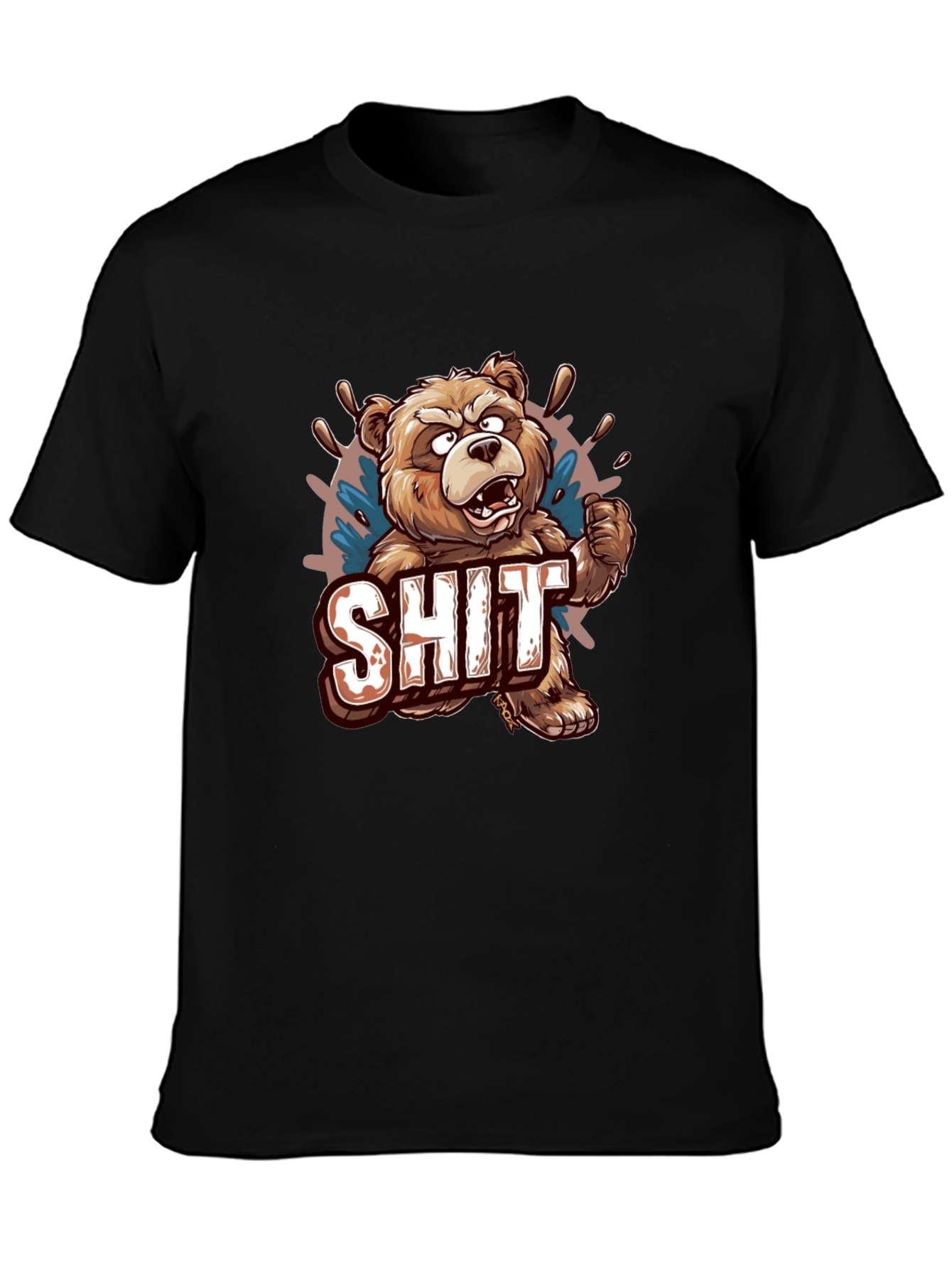 Bear SHIT Graphic T-Shirt