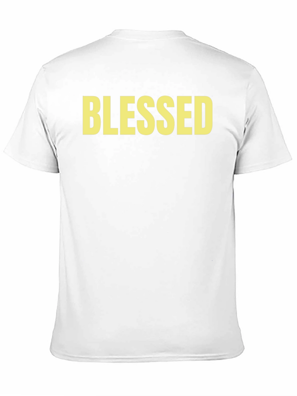Blessed Graphic Tee - Black Cotton Comfort