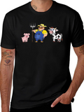 Cartoon Farm Animals T-Shirt